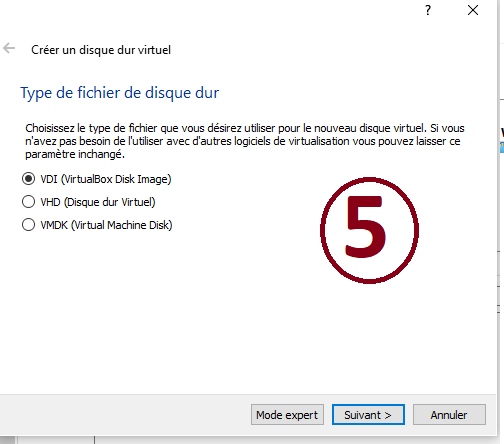 Disque VDI Virtual Box Disque VDI Virtual Box