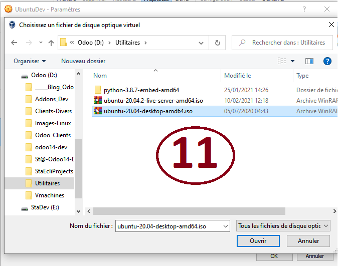 choisir image Ubuntu choisir image Ubuntu