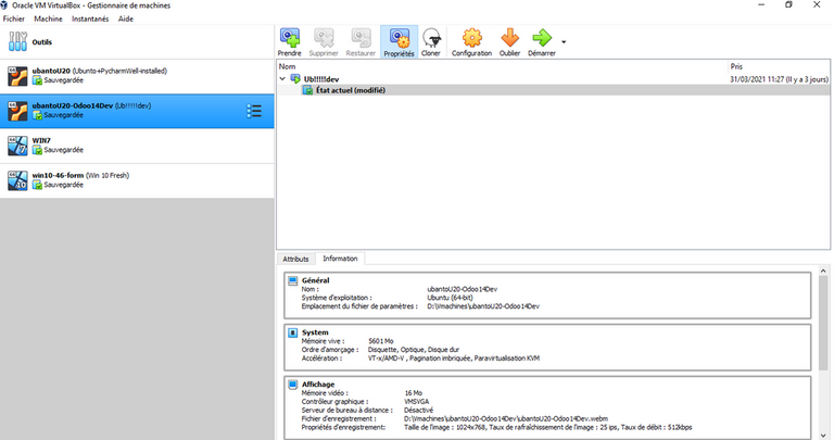 BirtualBox pour Odoo BirtualBox pour Odoo