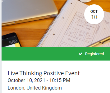 Inscription à un évènement Inscription à un évènement