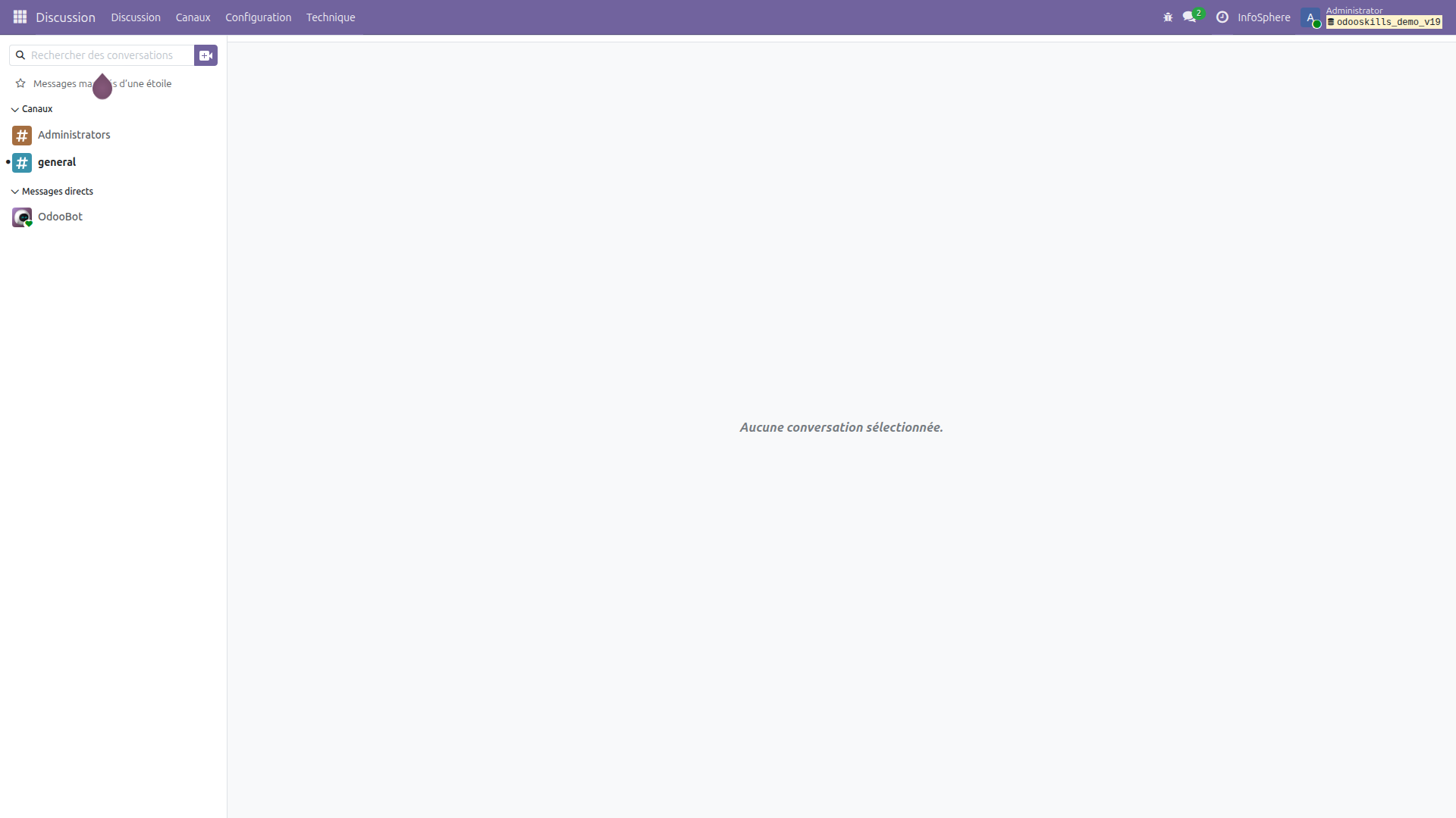 Liste contacts Odoo 19 — TechDistrib Algérie