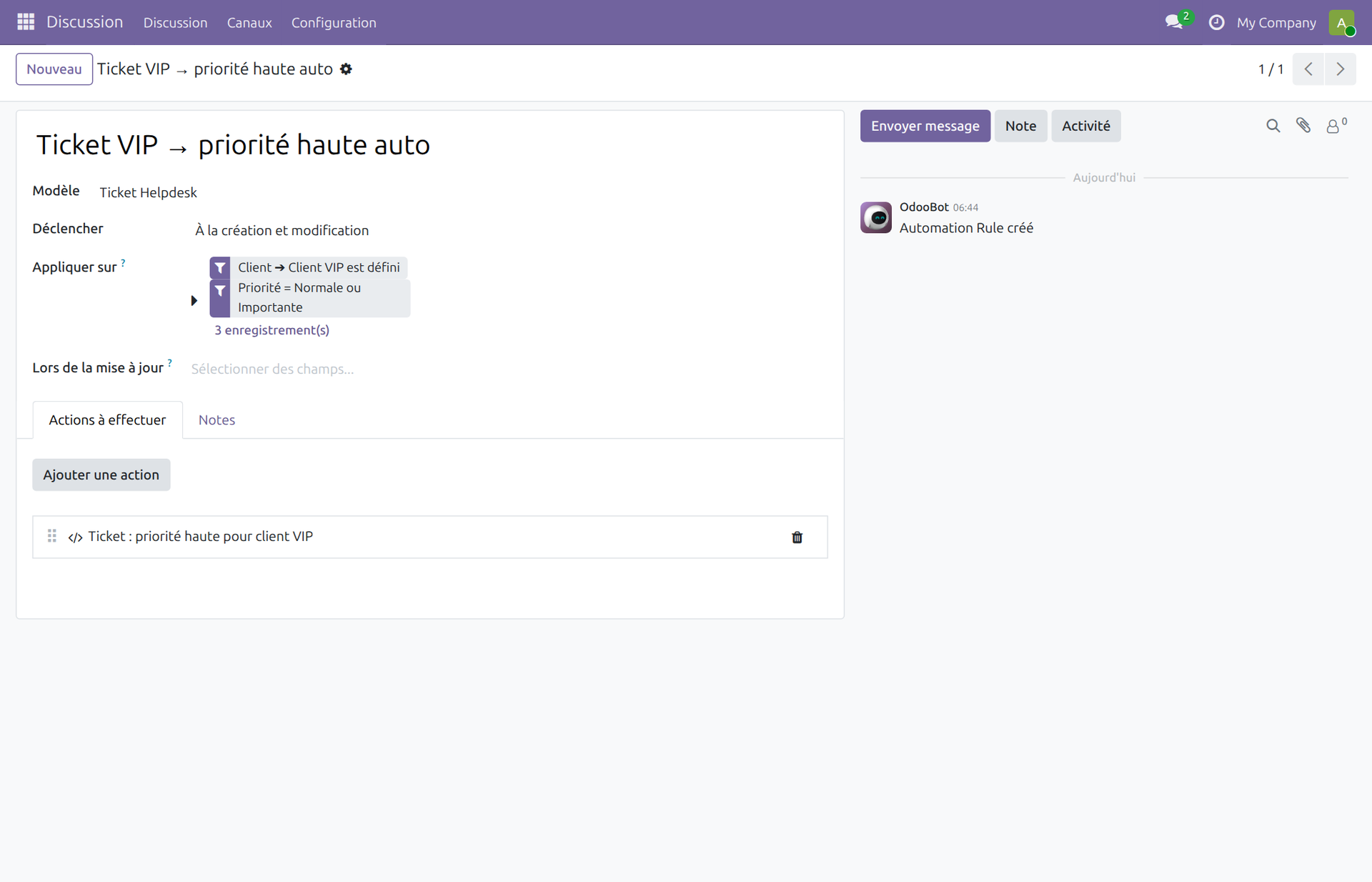 Form base.automation — règle VIP auto-priorité sur helpdesk.ticket